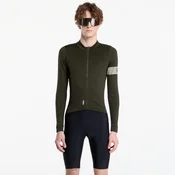 Dres Rapha Mens Pro Team Long Sleeve Midweight Jersey Bottle Green/ White M