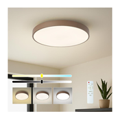 Brilagi - LED prigušiva stropno svetlo POOL LED/60W/230V 3000-6000K 50 cm braon + daljinski upravljac