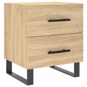 Vidaxl Nočna omarica sonoma hrast 40x35x47,5 cm inženirski les