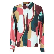 Vila VILULU KAI L/S SHIRT Večbarvna
