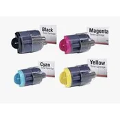 Komplet Fenix 6110 BK+C+M+Y nadomešča tonerje Xerox 106R01203 Black + 106R01206 Cyan + 106R01205 Magenta + 106R01204 Yellow za Xerox Phaser 6110, 6110MFP, kapacitete 2000 str. Bk in 1000 str./ barvi