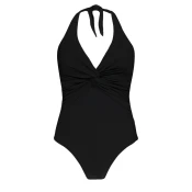 Barts SOLID HALTER SHAPING ONE PIECE, kopalke ž.enodelne, črna 2510