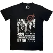 U2 Zoo TV Tour NY Poster Carbon Black M Majica
