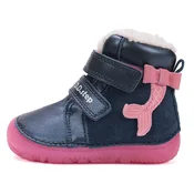 D.D.Step čevelj gležnjar W073-52684 podložen BAREFOOT D royal blue 22