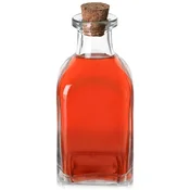 shumee Steklena steklenica z zamaškom za liker, vino, liker, sok, razsute izdelke 110 ml