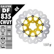 Sprednji zavorni disk Galfer Harley-Davidson (300x56x5) plavajoče zlate barve
