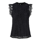 Pieces Ženska bluza PCOLLINE Regular Fit 17120454 Black (Velikost XXL)