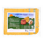 Vreča za krpo s trakom z zmogljivostjo 5 kg oranžna 30x52cm 5 kosov
