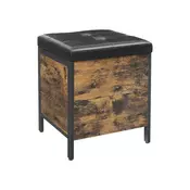 Songmics Shranjevalna klop 40x40x50 cm rjava