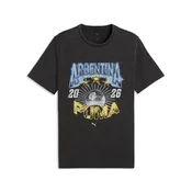 PUMA Fanpack 90s Bespoke Relaxed Tee Men, Football, Black/Light Blue, L