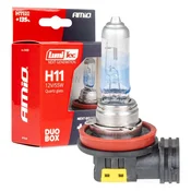 Halogenske žarnice AMiO LumiTec H11, 12V 55W, +135% svetlobe