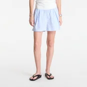 Kratke hlače Nike Sportswear Chill Poplin Womens Loose Stripe Shorts Lt Photo Blue/ Hydrogen Blue/ Summit White XL