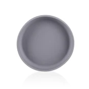 Zopa Silicone Plate krožnik 6 m+ Dove Grey 1 kos