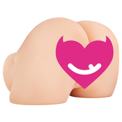 PDX Elite - vibracijski 2u1 masturbator (prirodan)