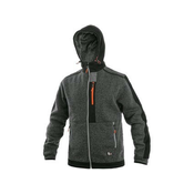 Jakna CXS INDIANAPOLIS, moška, siva - črna - oranžna, velikost 4,5 mm. L