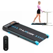 THUNDER električna pod-mizo tekalna steza KINDI (6km/h, 1,25KM, ultratanka 9cm, LED zaslon, Bluetooth, nosilnost 90kg)