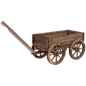 Homestar Voziček za rastline 120x41x54 cm rjave barve, (5000228413)