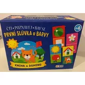 Kniha a Domino První sluvka a Barvy - cti, poznávej, bav se!