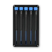 iFixit MARLIN set preciznih odvijaca, 5 dijelova: Phillips #000 / #00 / #0 / #1 / ravni 2,5 mm, CRNI IF145-396-2