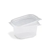 Skleda (PP) Ripboxx Tiny kvadratna prozorna 375 ml [50 kosov]