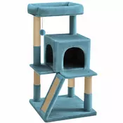 Paws & Whiskers Kucica za macke, Tirkizna