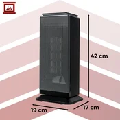 slomart Kaminer Lumina 2.0 PTC keramični grelnik, 2000W, s pilotom