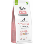Hrana za pse Brit Care Sustainable osjetljive insekte i ribe 12 kg