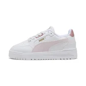 PUMA Shuffle Downtown Low Sneakers Youth, Shoes, White/Powder Pink, 38.5