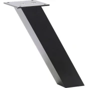 Barska konzola Capri poševna 50x50x230 mm aluminij črn