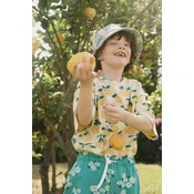 Otroška kratka majica Tinycottons ORANGES RIB TEE