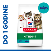 Suva hrana za mačke Hills Science Plan Kitten sa Tunjevinom 7 kg