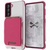 Ghostek Exec4 Pink Leather Flip Wallet Case for Samsung Galaxy S21