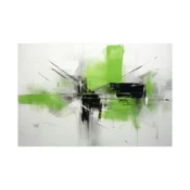 Canvas Slika na platnu Dinamicno zelenilo, 150 x 100 cm