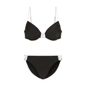 LSCN by LASCANA Bikini črna/bela