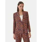 Lola Casademunt Blazer  rjava / lila / mauve / črna