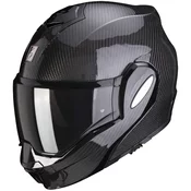 Preklopna kaciga Scorpion EXO-TECH EVO Carbon black glossy
