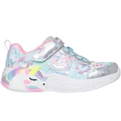 Skechers Patike za devojcice S Lights-Unicorn Dreams-Hear, 303063L-SMLT, Srebrne