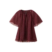 MANGO Bluza LURDI tamno crvena / bijela