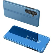 HURTEL Clear View Case etui do Samsung Galaxy A24 4G pokrowiec z klapkš niebieskie