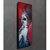 Wallity Dekorativna slika na platnu, 30x80cm, Šarena