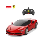 Rastar plasticni autic na daljinsko upravljanje 1:18 ferrari sf90 stradale - crv ( 70989 )