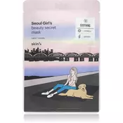 Skin79 Seoul Girls Beauty Secret maska iz platna s pomirjajočim učinkom 20 g