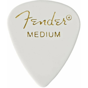 Fender 351 Shape Classic Celluloid Picks White Medium