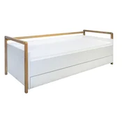 Drveni dječji krevet Victor s ladicom - bijeli - drvo - 180x80 cm - Bez madraca