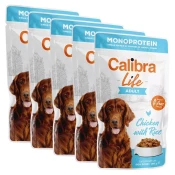 Calibra Dog Life Adult Piletina s Rižom konzerva 5 x 150 g