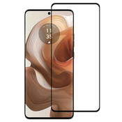 Premium 3D Full Body zaščitno steklo za Motorola Edge 50 Ultra - črno