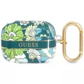 Guess GUAPHHFLN AirPods Pro cover green Flower Strap Collection (GUAPHHFLN)