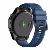 BStrap Silicone Acton pašček za Garmin Fenix 5x / 5x Plus / 6x / 6x Pro / 7x / 8 51mm, dark blue