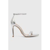 Kožne sandale Steve Madden Tecy boja: srebrna, SM11002956