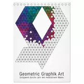 Geometric Graphik Art (Tischkalender 2026 DIN A5 hoch), CALVENDO Monatskalender